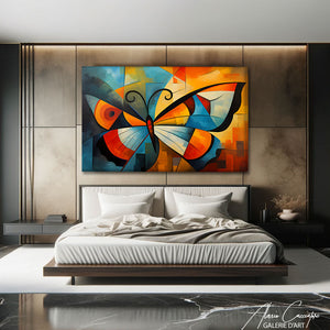 tableau papillon ancien