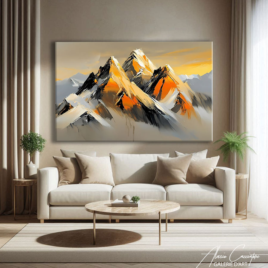 Tableau Montagne – mise en situation