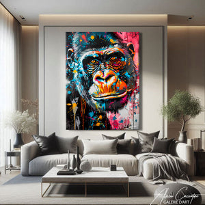 TABLEAU GORILLE PORTRAIT