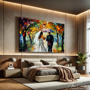 Peinture Abstraite Couple