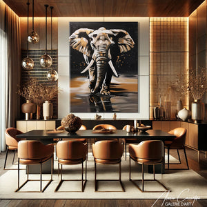 Peinture éléphant
