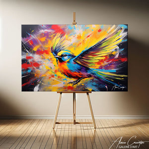 tableau decoration oiseau