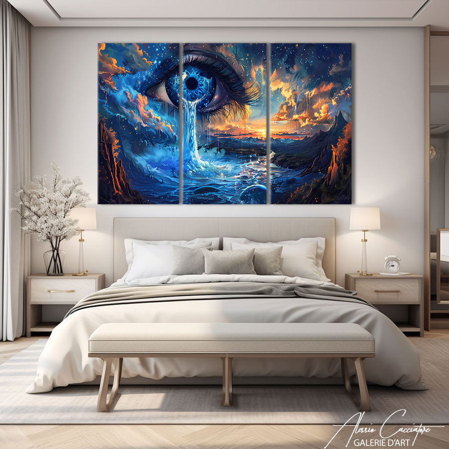TABLEAU TRIPTYQUE PAYSAGE – mise en situation