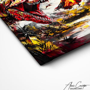 Art Mural Murale Dinosaure