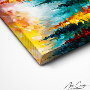 TABLEAU FORET DE PINS AlessioCacciatore