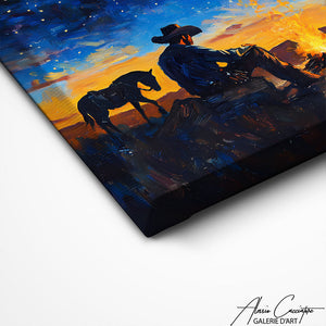 TABLEAU WESTERN NOCTURNE Alessio Cacciatore