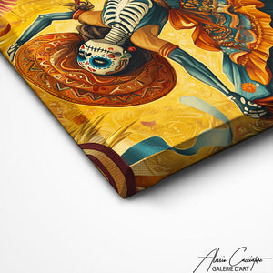 TABLEAU MEXICAINE COLORÉ AlessioCacciatore