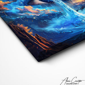 TABLEAU TRIPTYQUE PAYSAGE Alessio Cacciatore