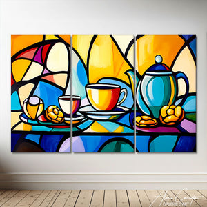 Tableau Triptyque Cuisine