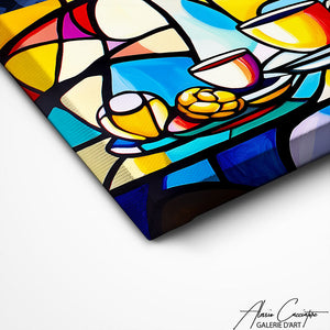 TABLEAU TRIPTYQUE CUISINE Alessio Cacciatore