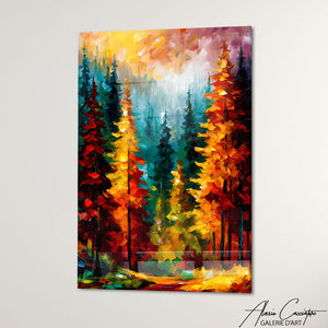 TABLEAU FORET DE PINS AlessioCacciatore