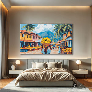 TABLEAU PAYSAGE AFRICAIN AlessioCacciatore