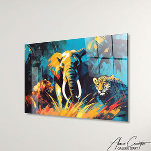 TABLEAU AFRIQUE ANIMAUX AlessioCacciatore
