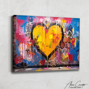 tableau street art coeur