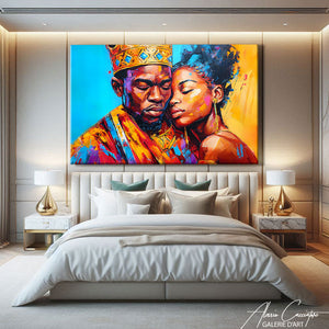 TABLEAU COUPLE AFRICAIN AlessioCacciatore