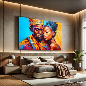 TABLEAU COUPLE AFRICAIN AlessioCacciatore