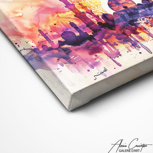 TABLEAU ISLAM AQUARELLE Alessio Cacciatore