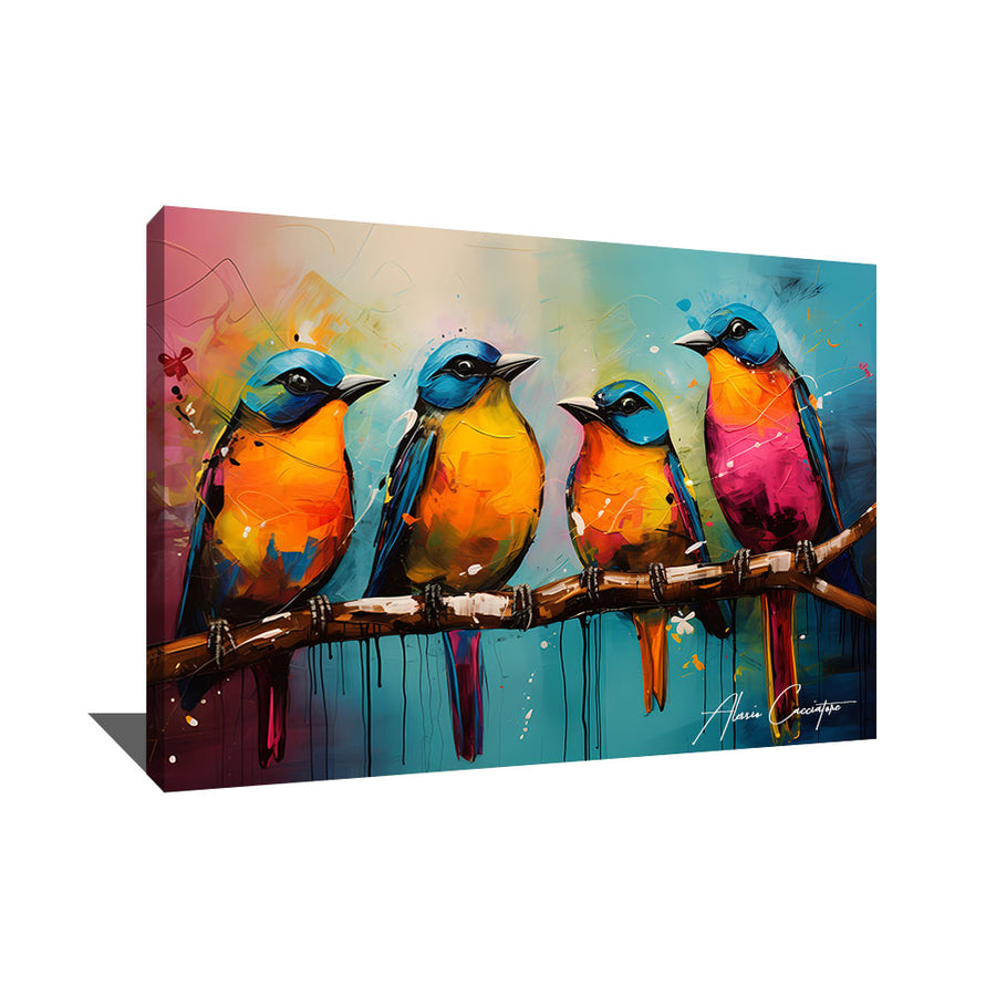 tableau oiseaux