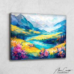 Tableau Peinture sur Toile Paysage