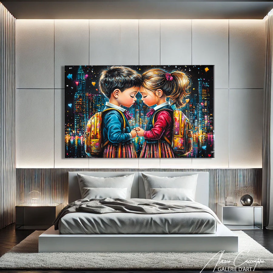 Tableau Couple d'Amoureux
– mise en situation
