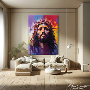 tableau jésus moderne