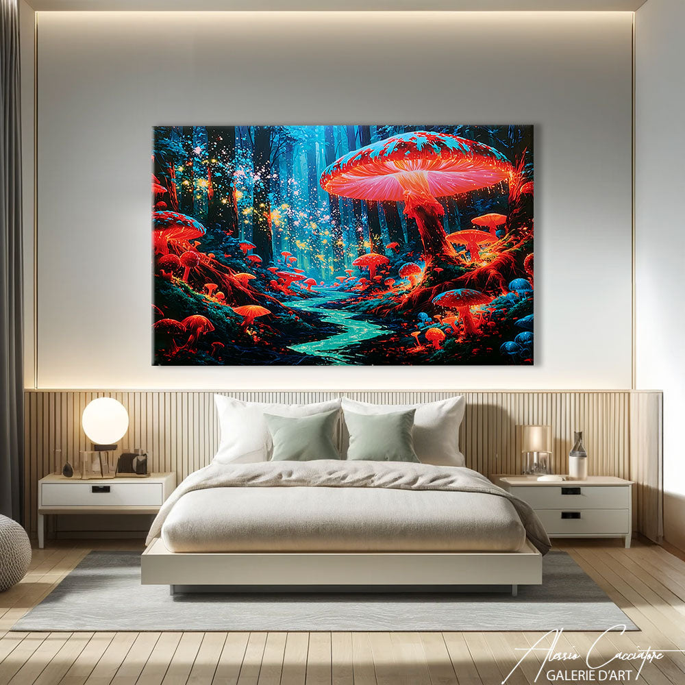 Toile Poster Champignon
