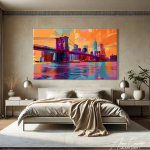 Peinture Pont de Brooklyn