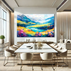 Tableau Paysage Coloré