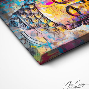 TABLEAU PEINTURE BOUDDHA Alessio Cacciatore