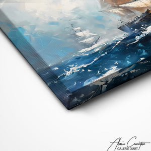 TABLEAU BATEAU MER Alessio Cacciatore