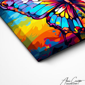 TABLEAU PAPILLON SYMÉTRIE Alessio Cacciatore