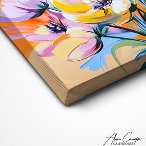 TABLEAU FLEURS ACRYLIQUE Alessio Cacciatore