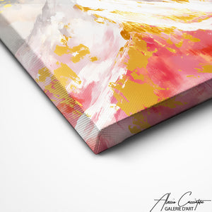 TABLEAU DORÉ ROSE Alessio Cacciatore