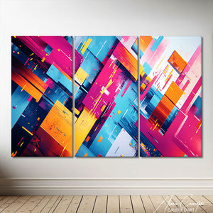 Tableau Triptyque Mural