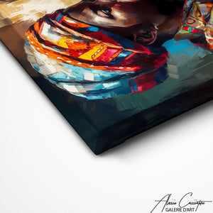TABLEAU AFRICAIN MODERNE Alessio Cacciatore