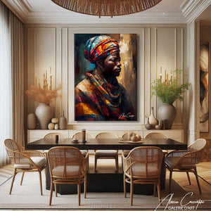 TABLEAU AFRICAIN MODERNE Alessio Cacciatore