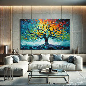 TABLEAU ARBRE DE VIE MODERNE