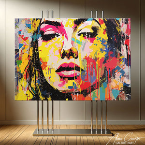 TABLEAU STREET ART FEMME Alessio Cacciatore