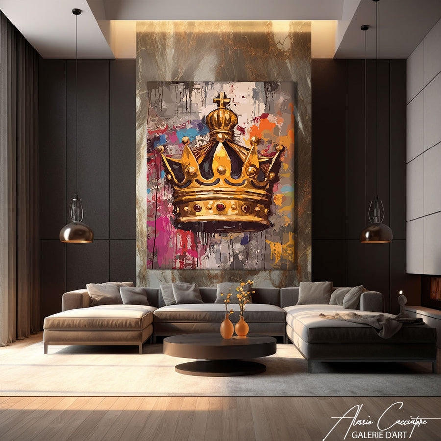 Tableau Couronne Royale – mise en situation