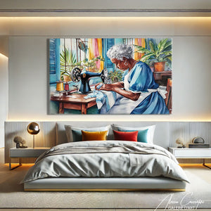 tableau bleu