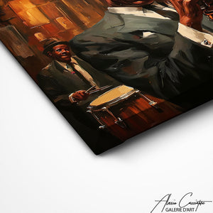 TABLEAU JOUEUR DE SAXOPHONE Alessio Cacciatore