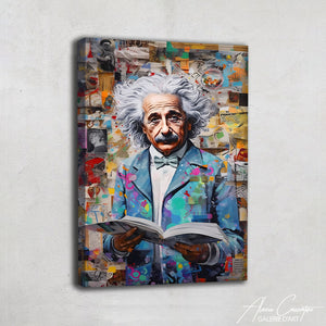 peinture albert einstein