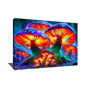 Tableau Peinture Champignon