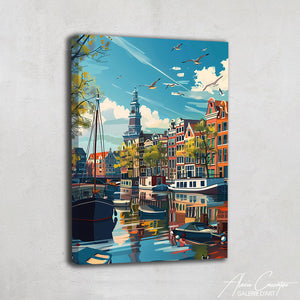 Tableau Dessin Amsterdam