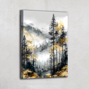 TABLEAU FORET ARBRE AlessioCacciatore