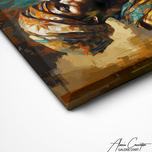 TABLEAU AFRICAIN HOMME Alessio Cacciatore