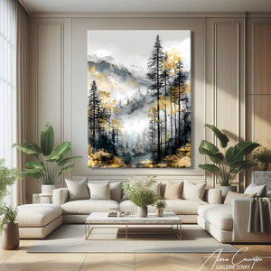 TABLEAU FORET ARBRE AlessioCacciatore