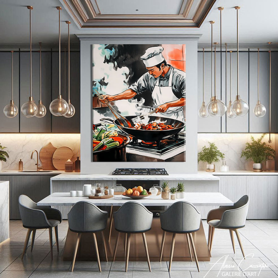 Tableau Cuisine Japonaise – mise en situation