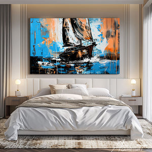 Tableau Peinture Bateau