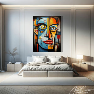 Peinture Visage Cubiste
